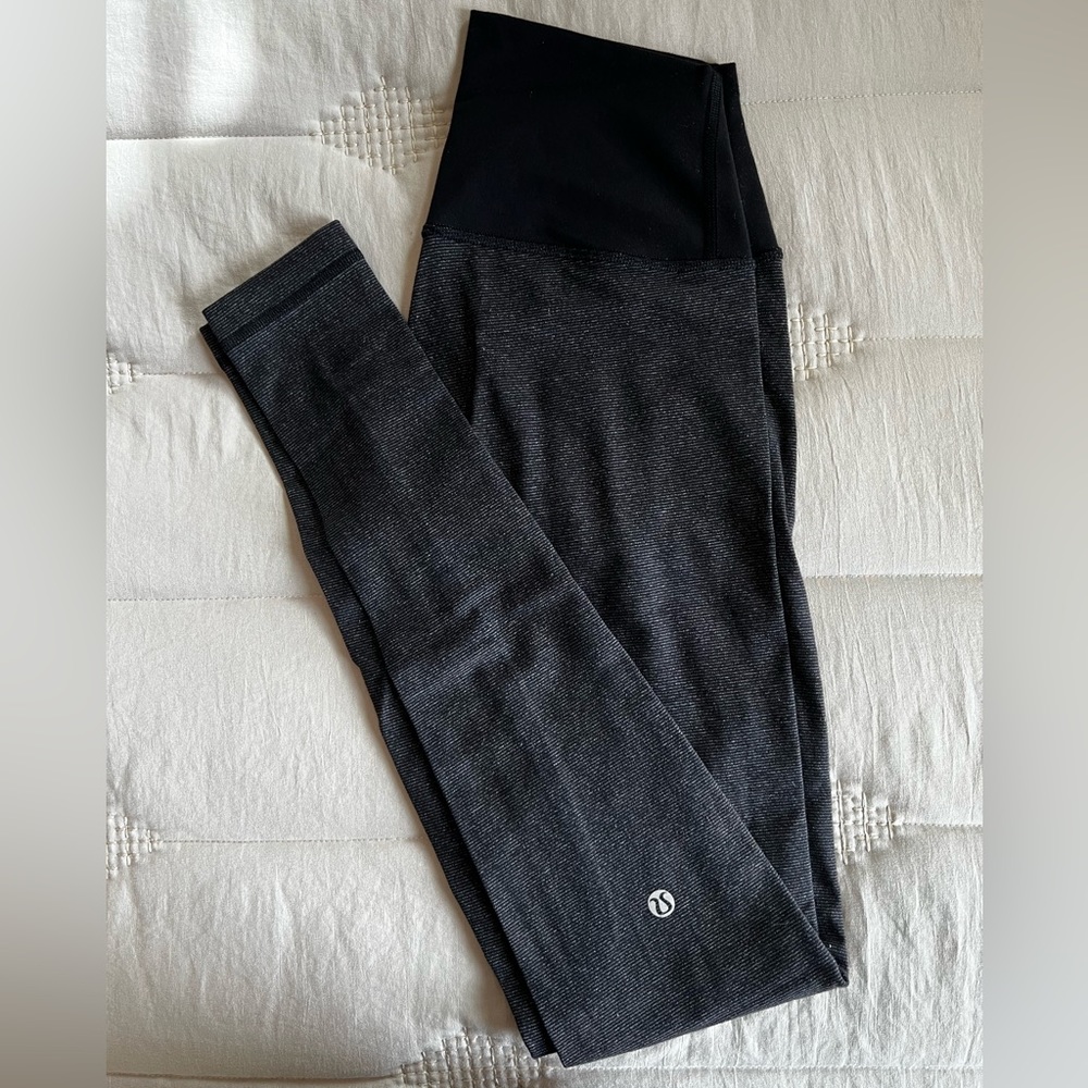 lululemon wunder under high rise full length tight, size 4